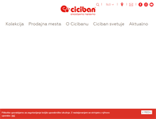 Tablet Screenshot of ciciban.info